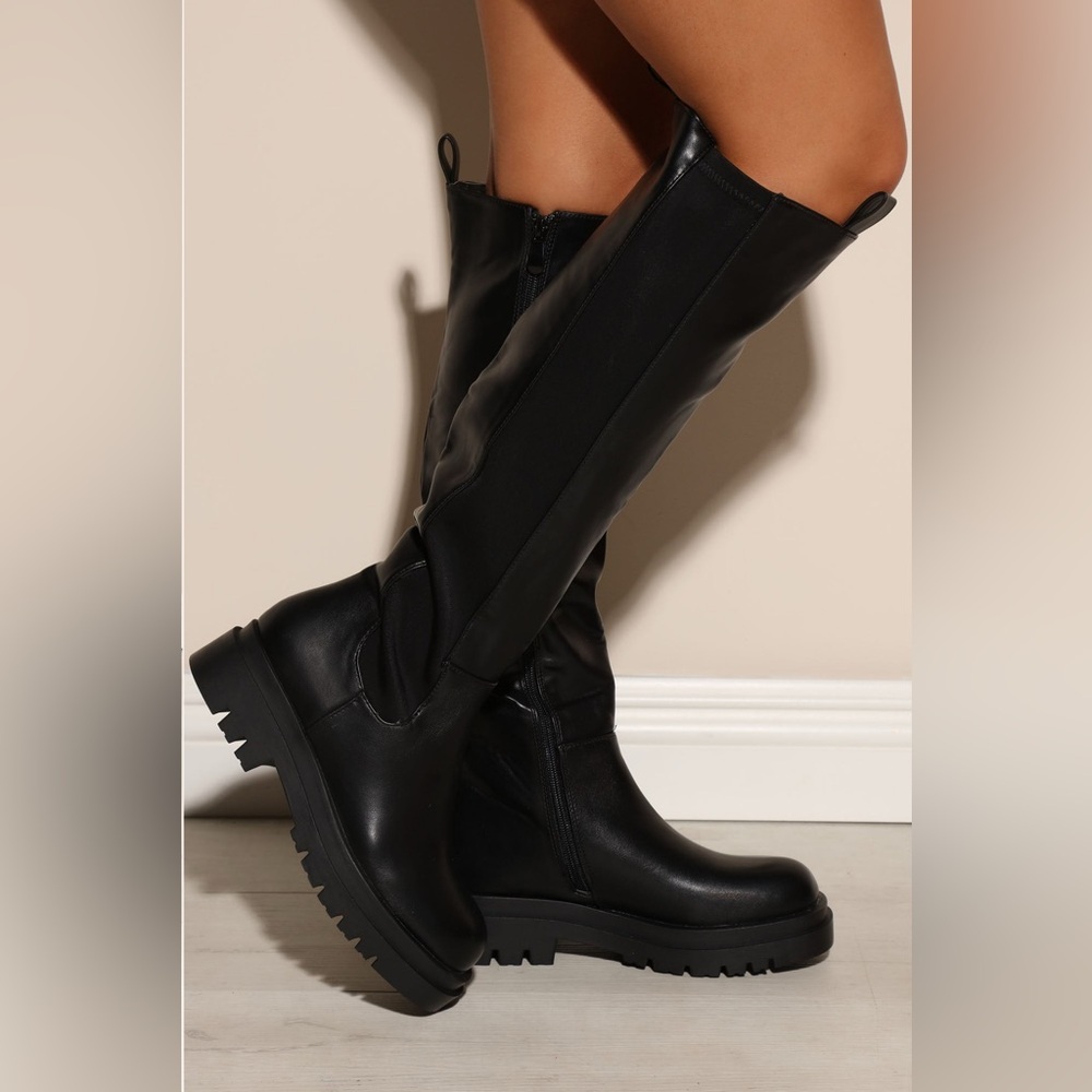 Big Moves Knee High Chelsea Boot